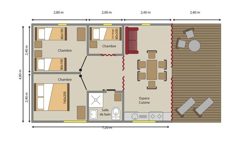 Camping Sites Et Paysages Les Pres Hauts ซิสเตรง ห้อง รูปภาพ