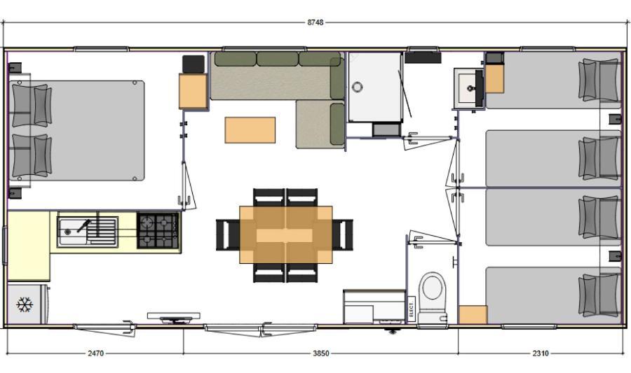 Camping Sites Et Paysages Les Pres Hauts ซิสเตรง ห้อง รูปภาพ